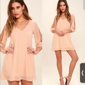 Lulu’s peach loose dress